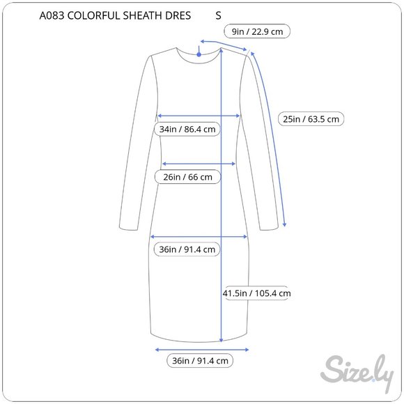 VTG 70s/80s Sequin Party Dress Women's S Colorful Midi Sheath Lined Zip Close - Picture 3 of 10